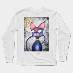 Witchy Kitty Long Sleeve T-Shirt
